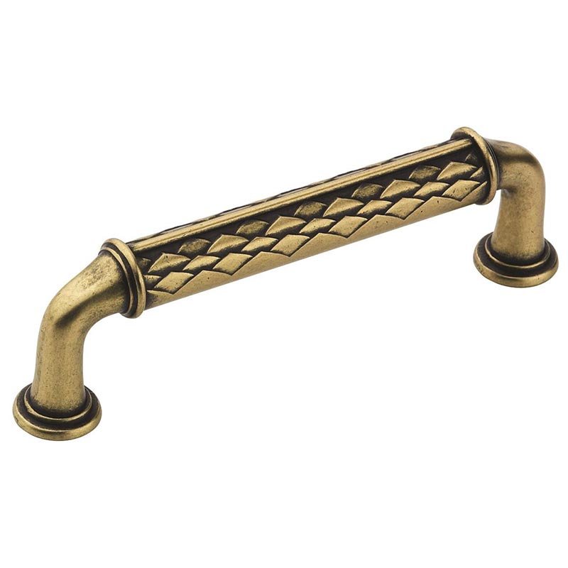 (96mm) Pull in Distressed Brass