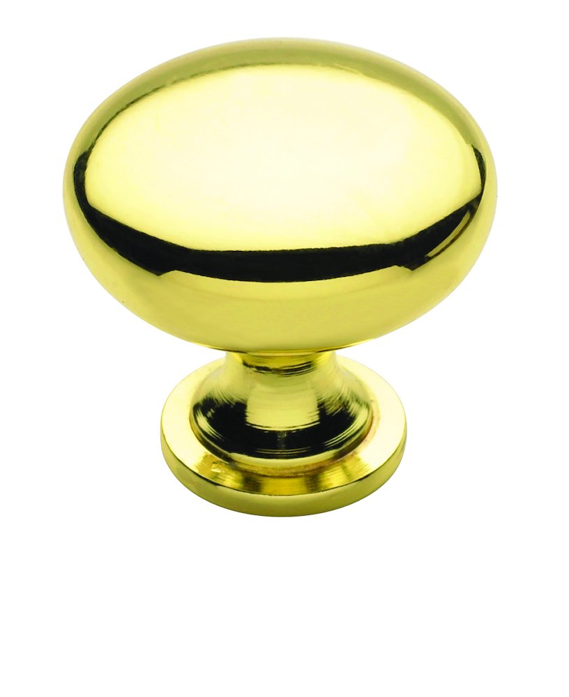1 1/4" Knob in Polished Brass