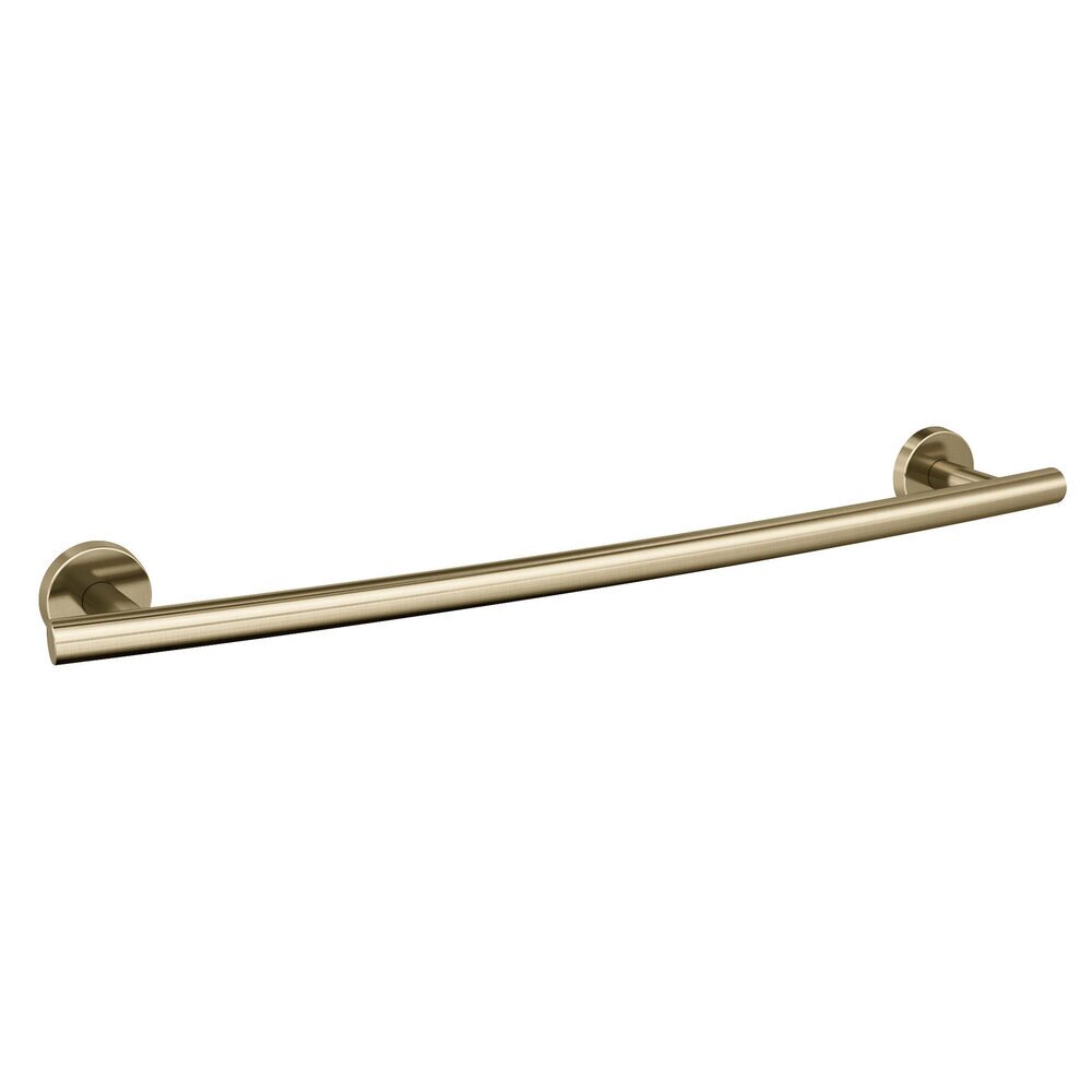 18" Curved Towel Bar in Golden Champagne 