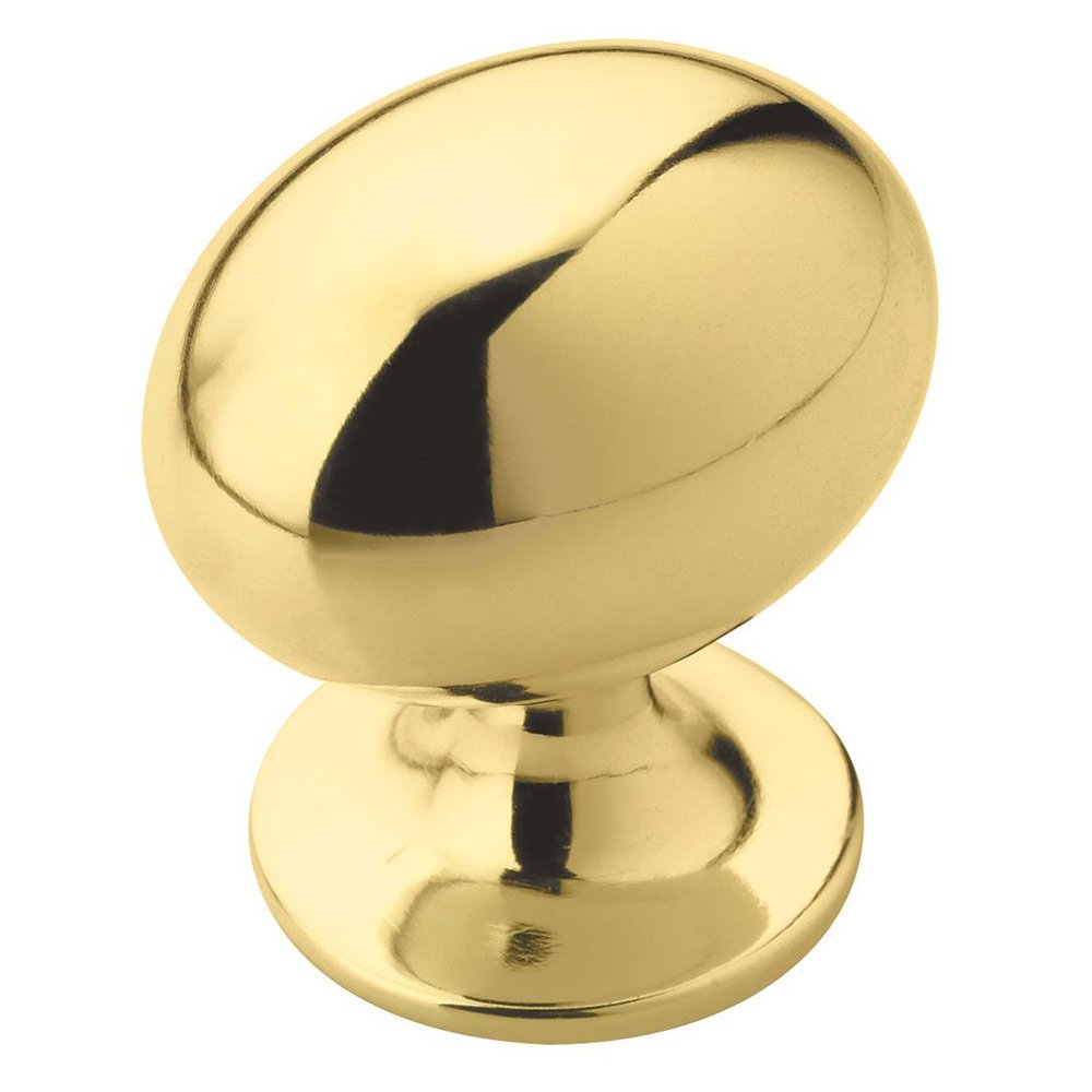 Knob in Polished Brass