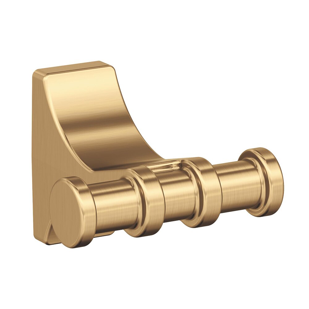 Double Robe Hook in Champagne Bronze