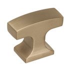 1 5/16" Long Cabinet Knob in Golden Champagne