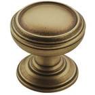1 1/4" Circle Knob in Gilded Bronze