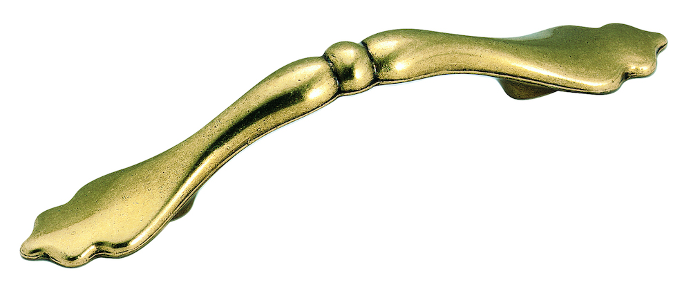 Burnished Brass 3" (76mm) Centers Handle