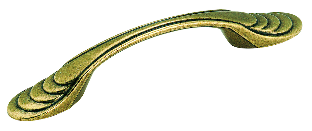 Burnished Brass Pull 3" Centers ( 76mm )
