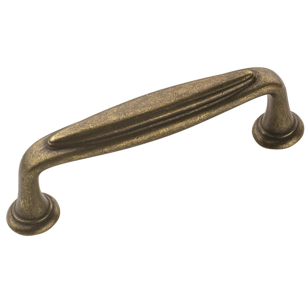 Oval Pull 3" (76mm) Rustic Brass