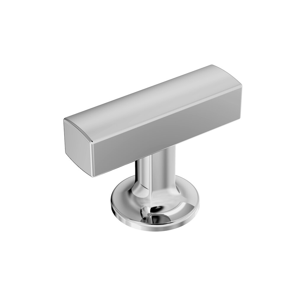1-3/4 in (44 mm) Length Cabinet Knob in Polished Chrome