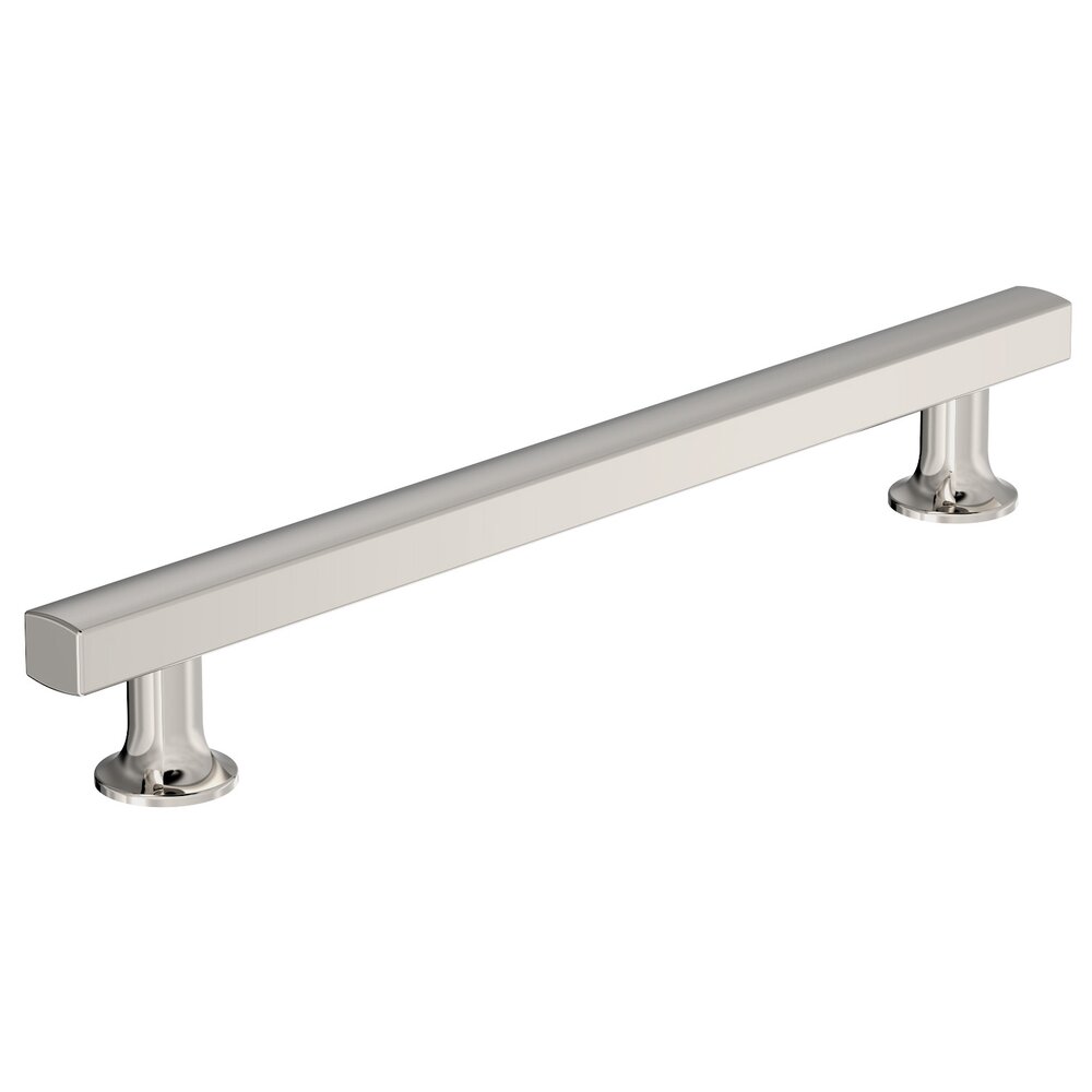7-9/16 in (192 mm) Centers Cabinet Pull in Polished Nickel