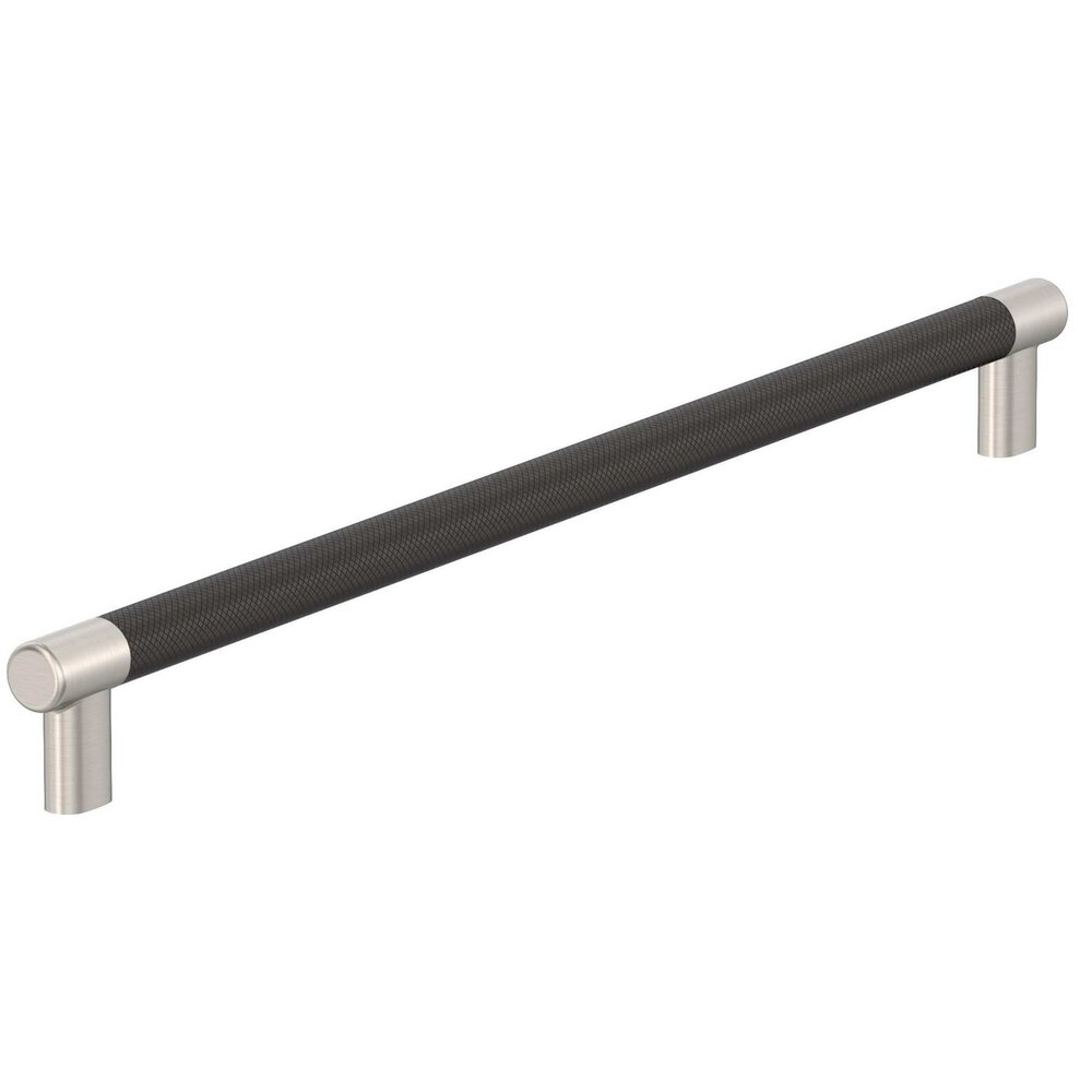 18 inch (457mm) Center-to-Center Satin Nickel/Oil Rubbed Bronze Appliance Pull