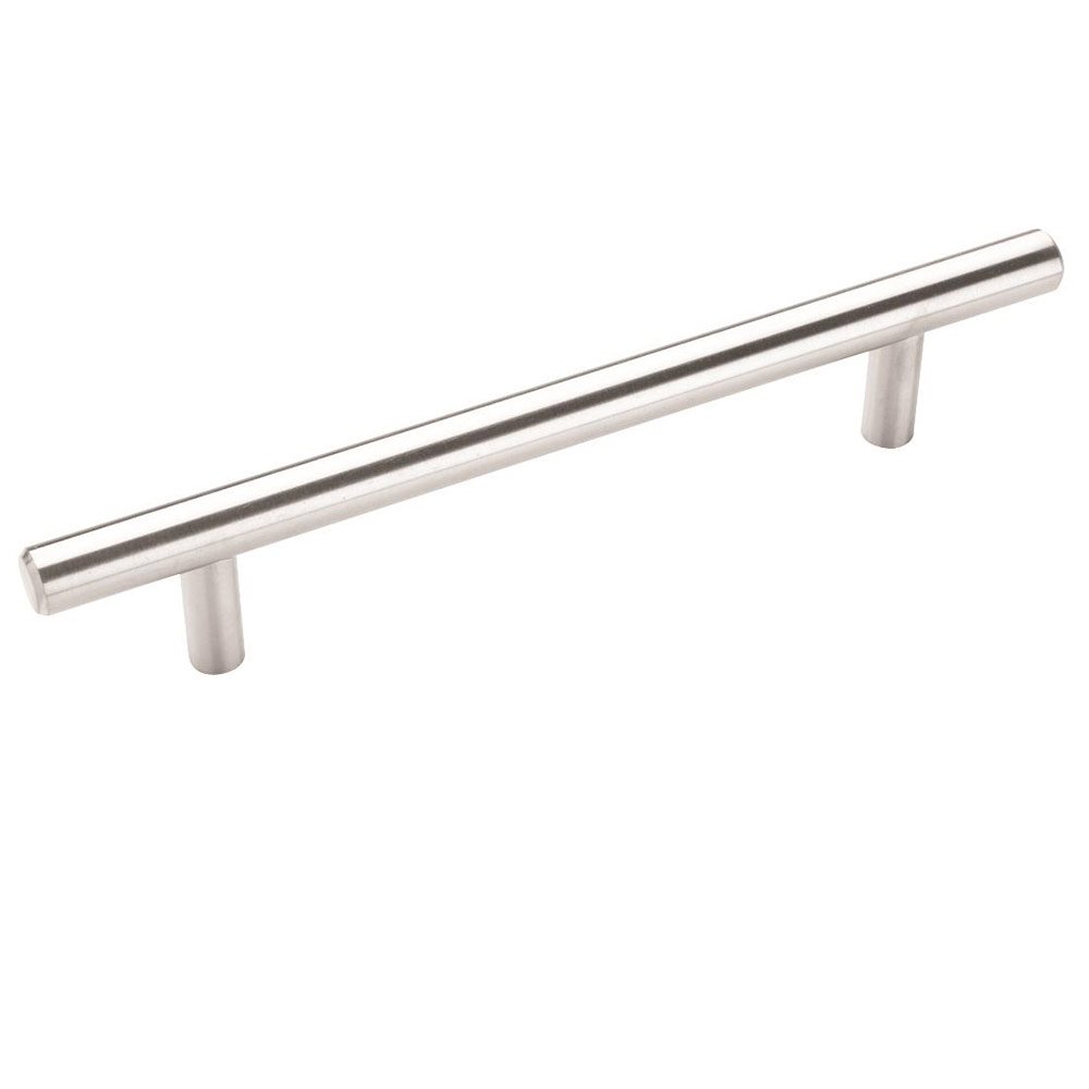 5" Centers Carbon Steel Bar Pull in Sterling Nickel
