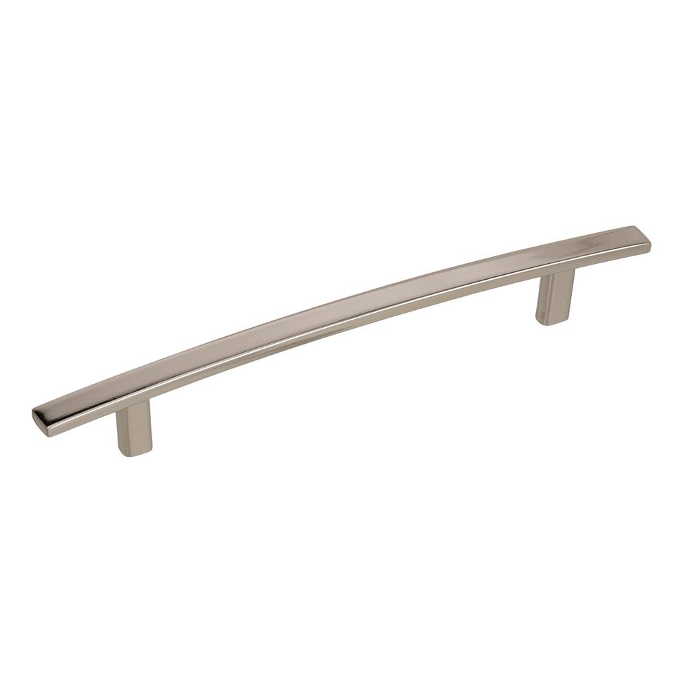 6 1/4" Centers Cabinet Pull in Polished Nickel