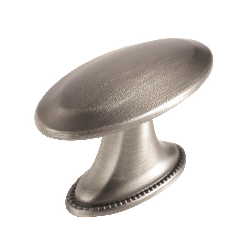 1 7/8" Oval Knob in Antique Silver