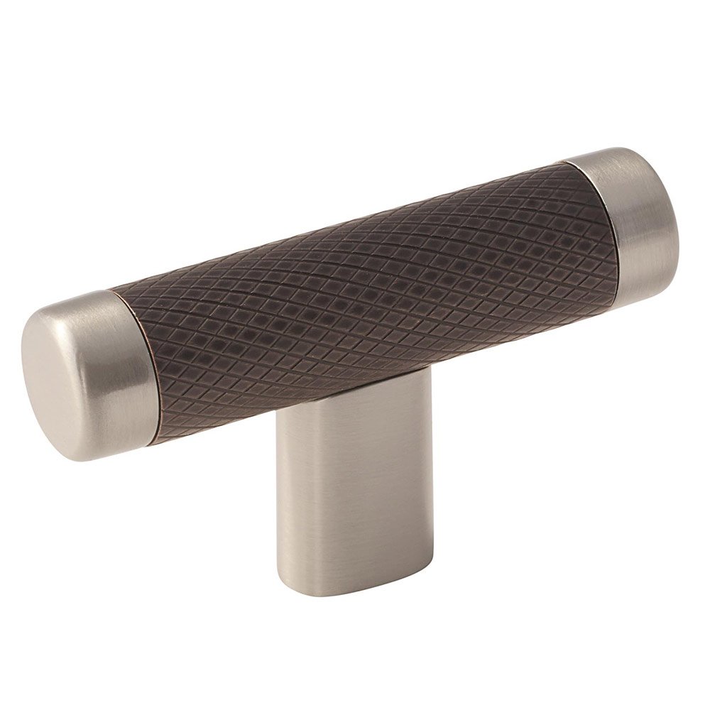 2 5/8" Knob in Satin Nickel and Oil Rubbed Bronze