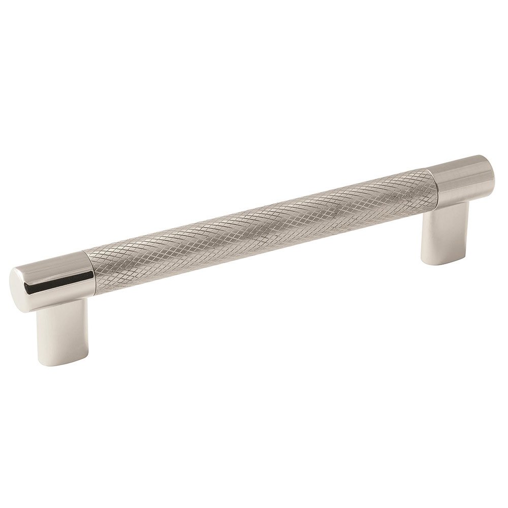 6 1/4" Centers Handle in Polished Nickel and Stainless Steel