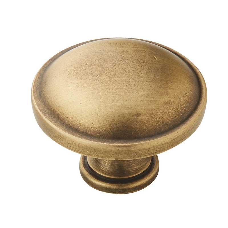 1 1/4" Diameter Knob in Gilded Bronze