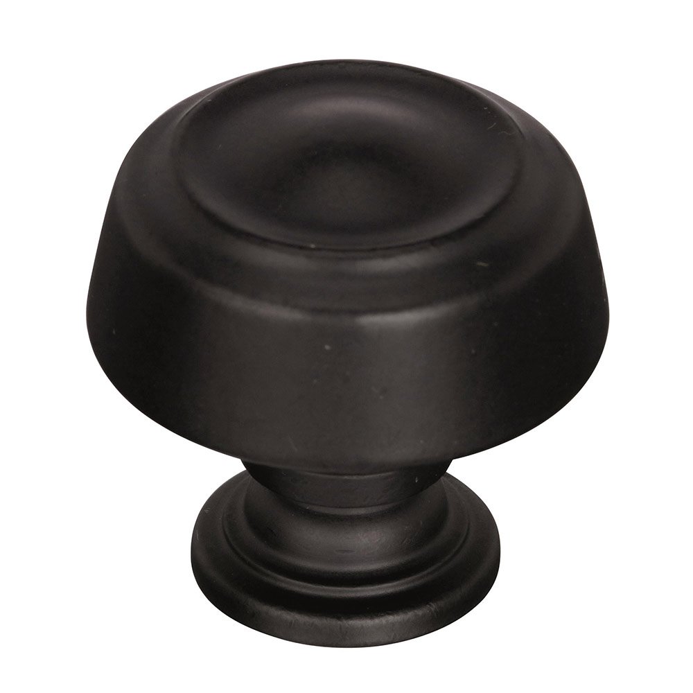 1 3/16" Diameter Cabinet Knob in Black Bronze