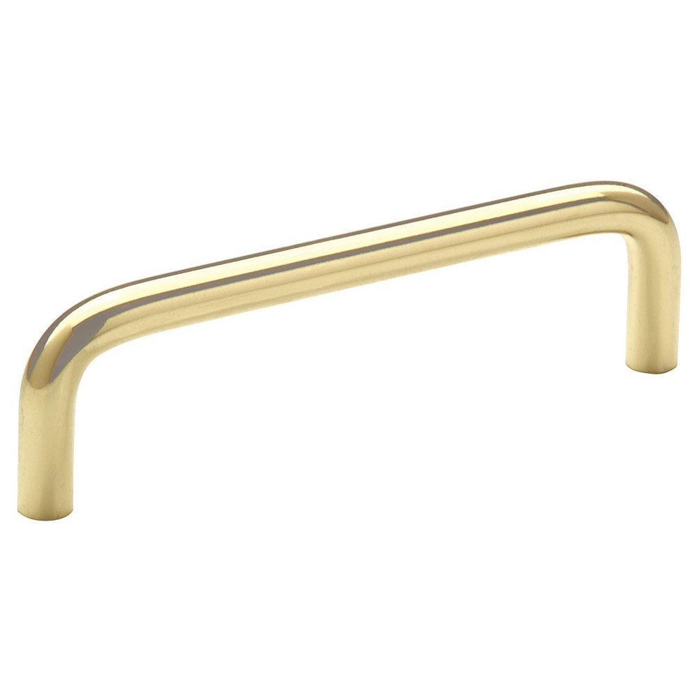 3 3/4" Centers Pull in Polished Brass