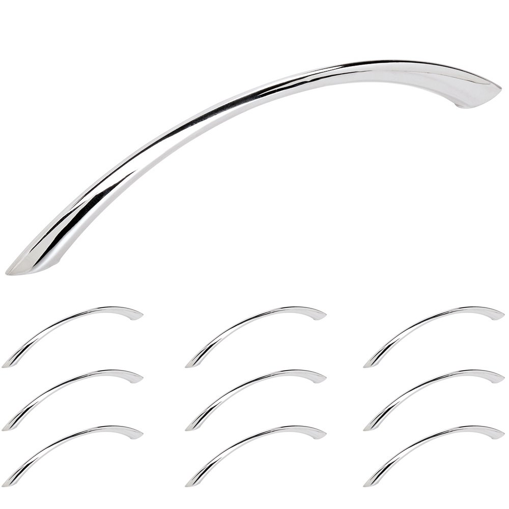 10 Pack of 5" Centers Handle in Polished Chrome