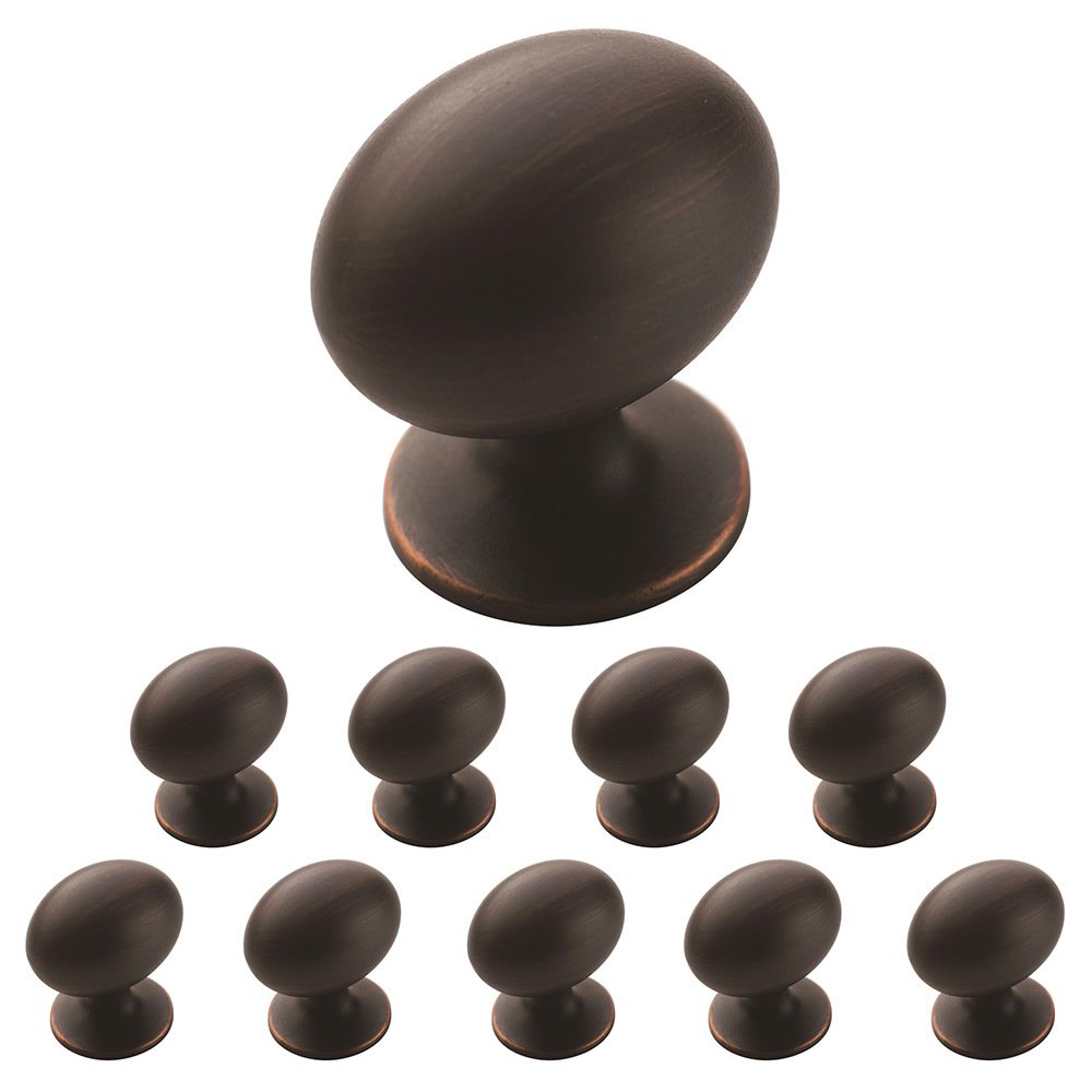 10 Pack of Oversized Allison Knob in Oil Rubbed Bronze
