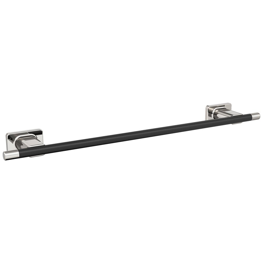 18" (457 mm) Towel Bar in Polished Nickel and Black Bronze