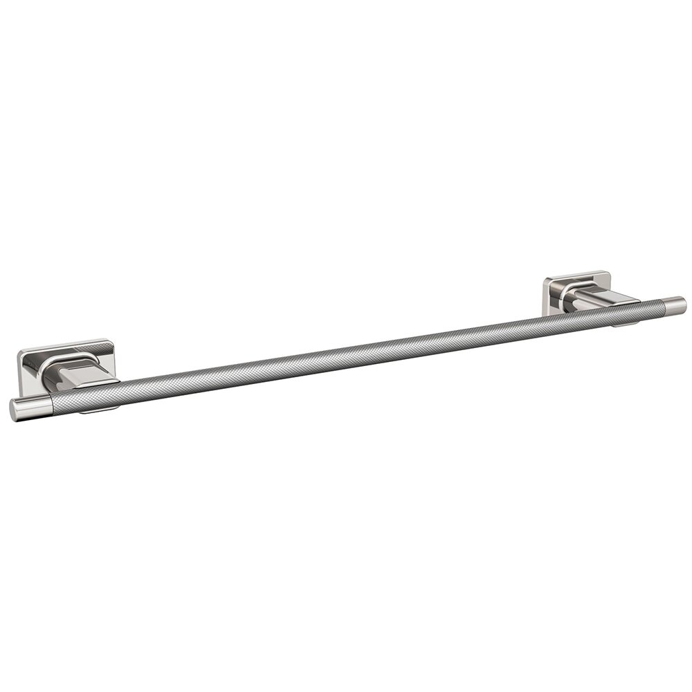 18" (457 mm) Towel Bar in Polished Nickel and Stainless Steel