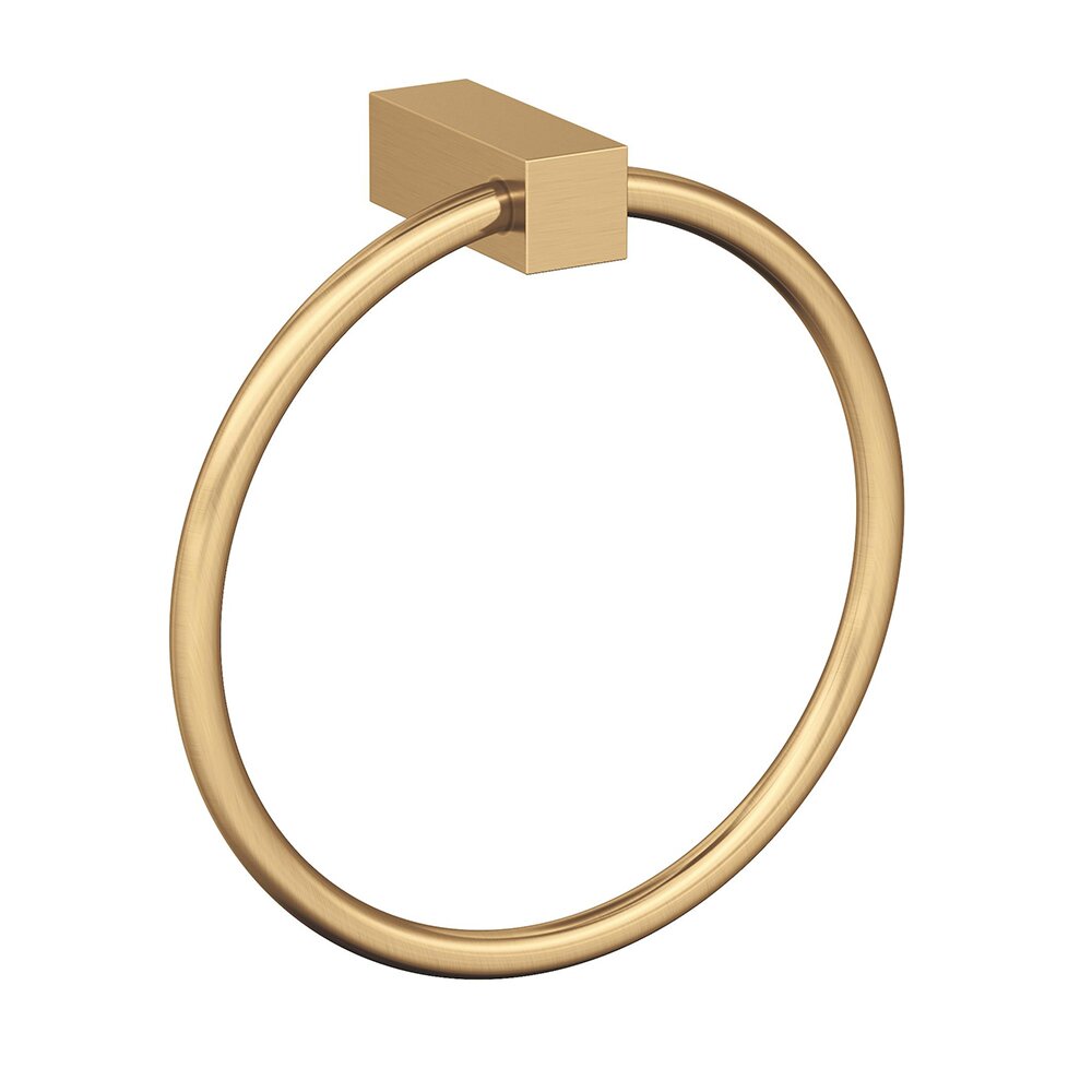 6 1/2" (165 mm) Length Towel Ring in Champagne Bronze