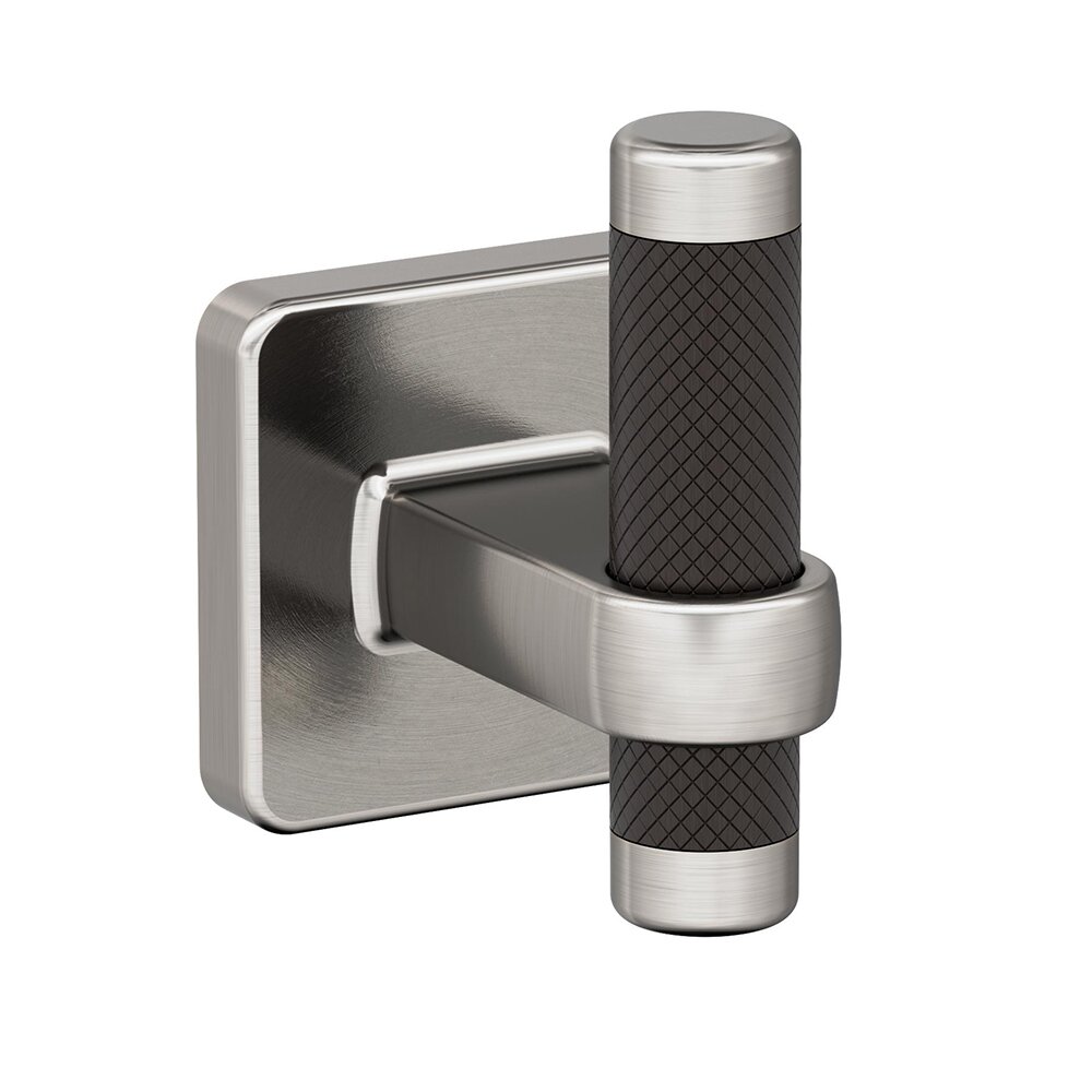 Single Robe Hook in Brushed Nickel and Oil Rubbed Bronze