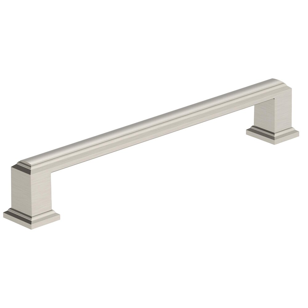 6 5/16" Centers  Appoint Cabinet Pull In Satin Nickel