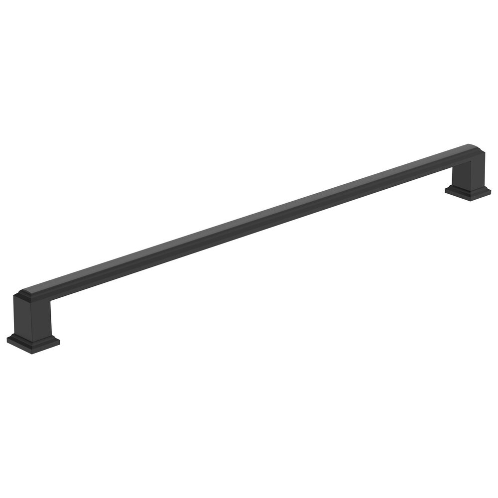 12 5/8" Centers Appoint Cabinet Pull In Matte Black
