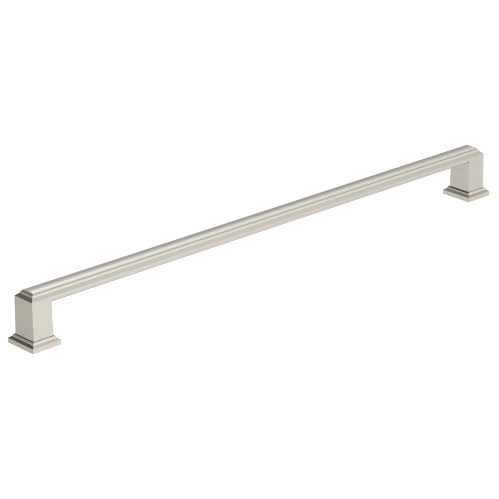 12 5/8" Centers Appoint Cabinet Pull In Satin Nickel