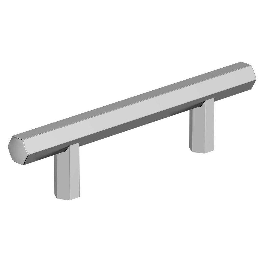 3" Centers Caliber Cabinet Pull In Polished Chrome