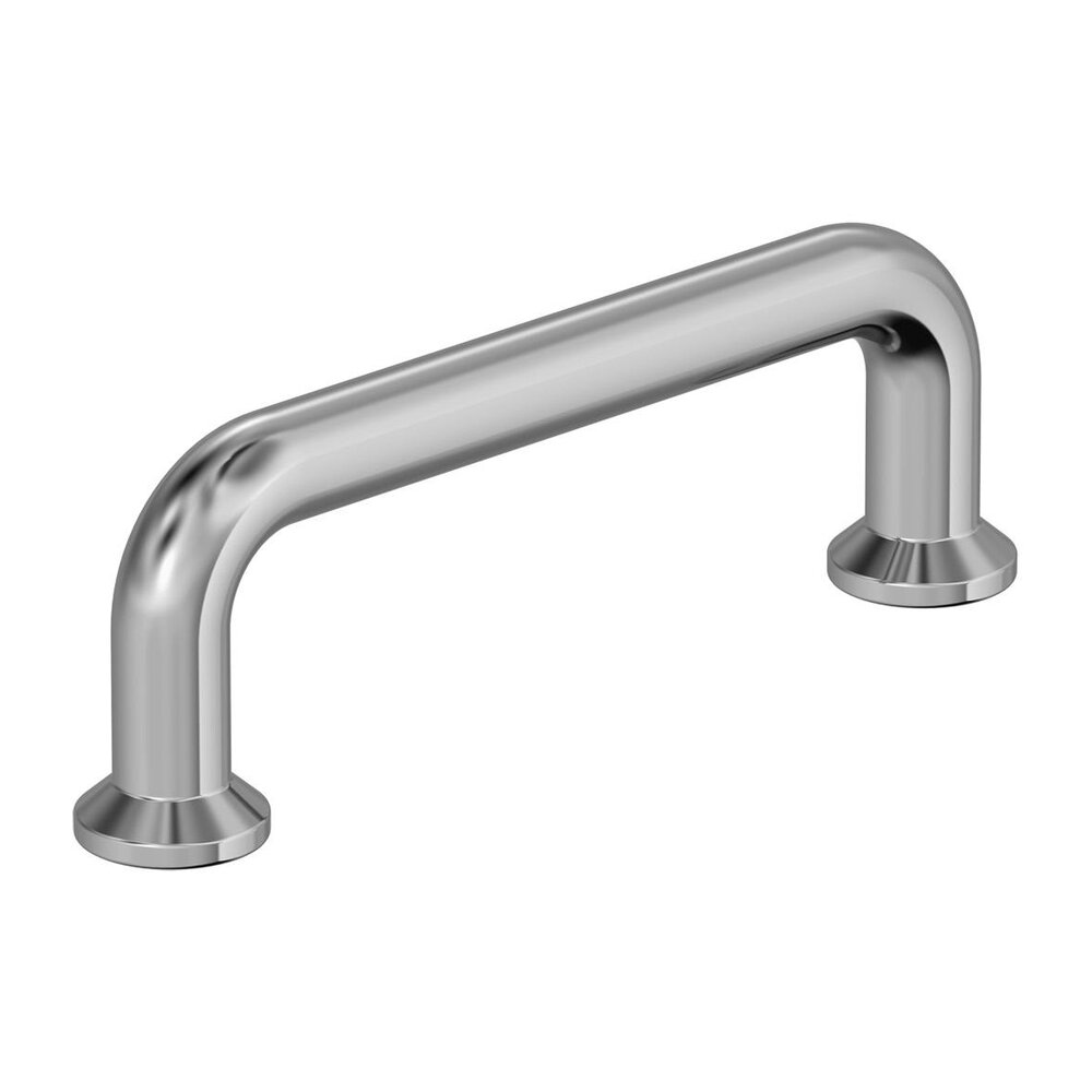3" Centers Factor Cabinet Pull In Polished Chrome