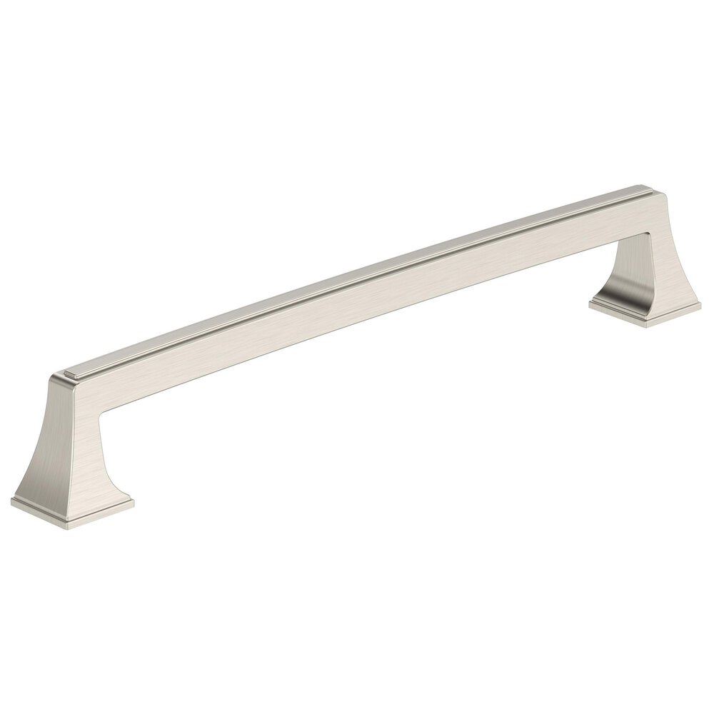 8" Centers Mulholland Cabinet Pull In Satin Nickel
