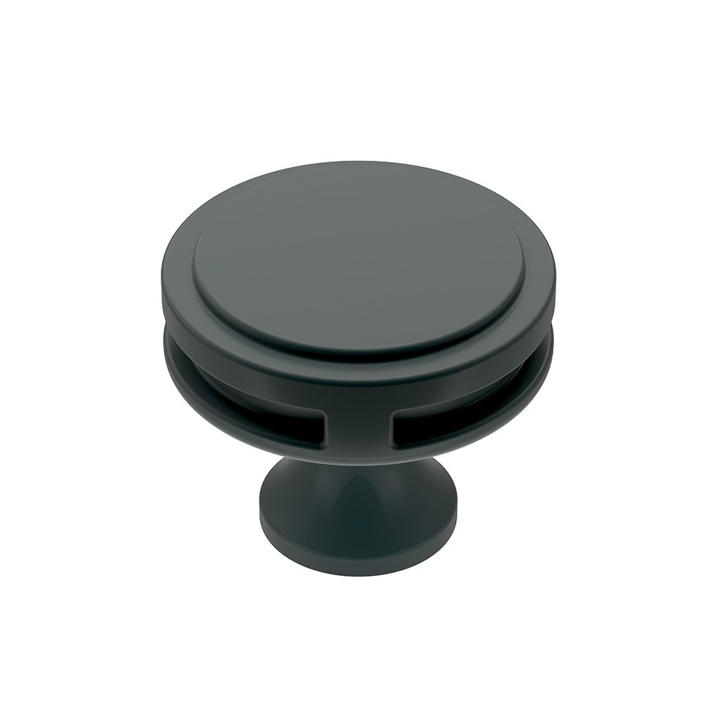 1-3/8" (35 mm) Diameter Knob in Flat Black