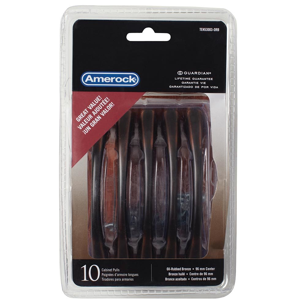 10 PACK of 3 3/4" Centers Handle in Oil Rubbed Bronze