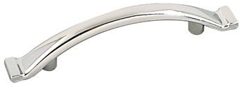 Zinc Die Cast Polished Chrome Finish 3" (76mm) Centers Pull