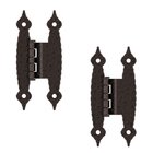 3/8" (10 mm) Offset Non-Self Closing Face Mount Cabinet Hinge (Pair) in Oil Rubbed Bronze