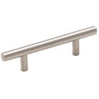 3" Centers Carbon Steel Bar Pull in Sterling Nickel