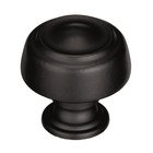 1 5/8" Diameter Cabinet Knob in Black Bronze