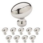 10 Pack of 1 3/8" Diameter Knob in Polished Chrome