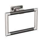 5 1/4" (133 mm) Length Towel Ring in Polished Nickel and Gunmetal