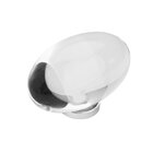 1 3/4" (44mm) Long Knob in Clear/Polished Chrome