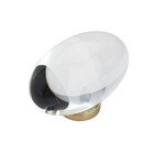 1 3/4" (44mm) Long Knob in Clear/Champagne Bronze