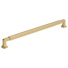 12 5/8" Centers Stature Cabinet Pull In Champagne Bronze