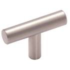 Brushed Stainless Steel Knob 1 5/16"