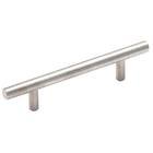 Brushed Stainless Steel Bar Pull ( 6.14" O/A ) 96mm Centers